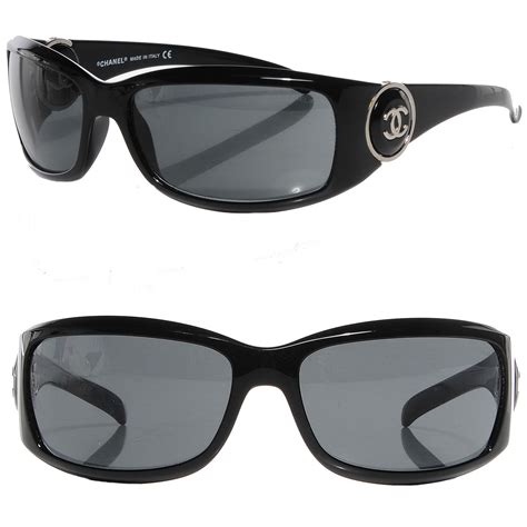 oversized black chanel sunglasses|discounted Chanel women's sunglasses.